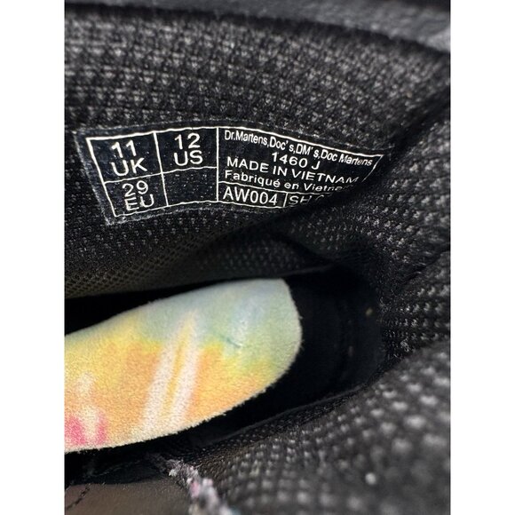 Dr Doc Martens Air Wair 1460J Tie Dye Toddler Girls Size 12 Multicolor Boots - Picture 6 of 10